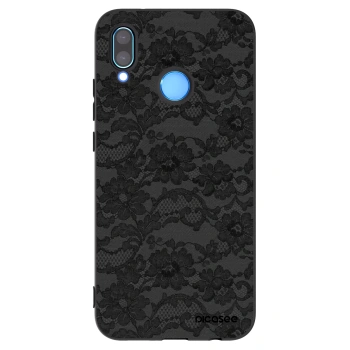 Picasee Μαύρη θήκη σιλικόνης για Huawei P20 Lite - Dark Elegance