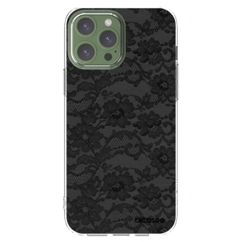 Picasee διαφανής θήκη σιλικόνης Apple iPhone 13 Pro Max - Dark Elegance