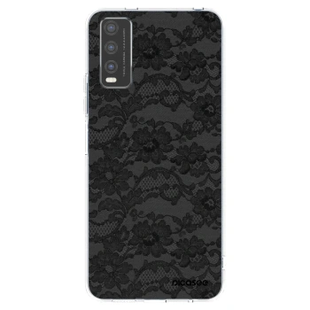 Picasee διαφανής θήκη σιλικόνης Vivo Y20s - Dark Elegance