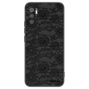 Picasee Μαύρη θήκη σιλικόνης για Xiaomi Poco M3 Pro 5G - Dark Elegance