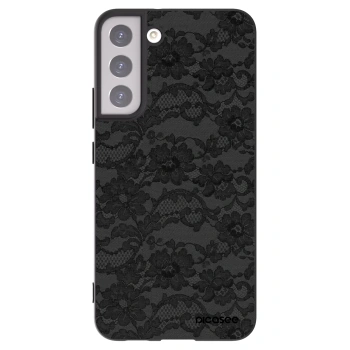 Picasee Μαύρη θήκη σιλικόνης για Samsung Galaxy S22+ 5G - Dark Elegance
