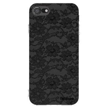 Picasee διαφανής θήκη σιλικόνης Apple iPhone SE 2022 - Dark Elegance