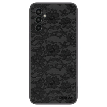 Picasee Μαύρη θήκη σιλικόνης για Samsung Galaxy M13 M135F - Dark Elegance