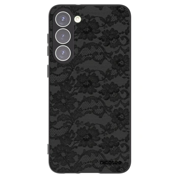 Picasee Μαύρη θήκη σιλικόνης για Samsung Galaxy S23+ 5G - Dark Elegance
