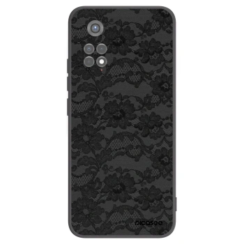Picasee Μαύρη θήκη σιλικόνης για Xiaomi Redmi Note 11S 5G - Dark Elegance