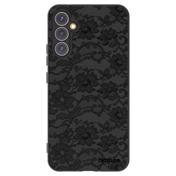 Picasee Μαύρη θήκη σιλικόνης για Samsung Galaxy A34 5G A346B - Dark Elegance