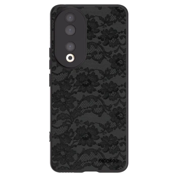 Picasee Μαύρη θήκη σιλικόνης για Honor 90 5G - Dark Elegance