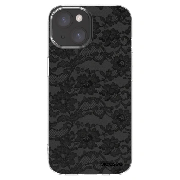 Picasee διαφανής θήκη σιλικόνης Apple iPhone 15 - Dark Elegance