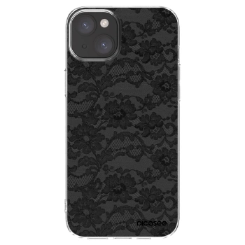 Picasee διαφανής θήκη σιλικόνης Apple iPhone 15 Plus - Dark Elegance