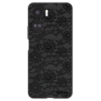 Picasee Μαύρη θήκη σιλικόνης για Honor 90 Lite 5G - Dark Elegance