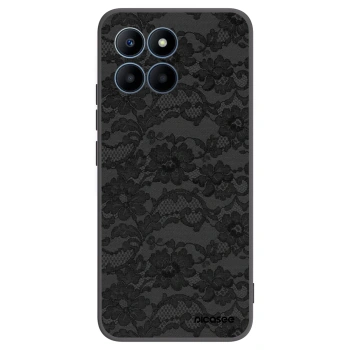 Picasee Μαύρη θήκη σιλικόνης για Honor 70 Lite - Dark Elegance