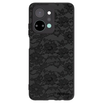 Picasee Μαύρη θήκη σιλικόνης για Honor X7a - Dark Elegance