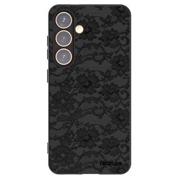 Picasee Μαύρη θήκη σιλικόνης για Samsung Galaxy S24 S921B 5G - Dark Elegance