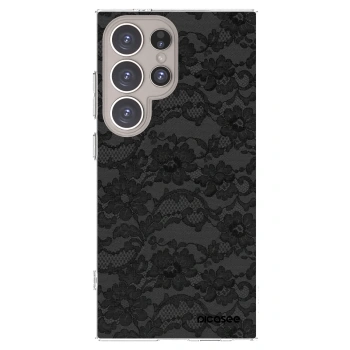 Picasee διαφανής θήκη σιλικόνης Samsung Galaxy S24 Ultra S928B 5G - Dark Elegance