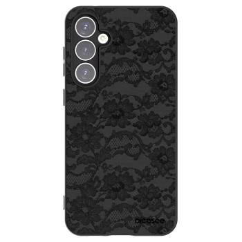 Picasee Μαύρη θήκη σιλικόνης για Samsung Galaxy S23 FE S711B - Dark Elegance