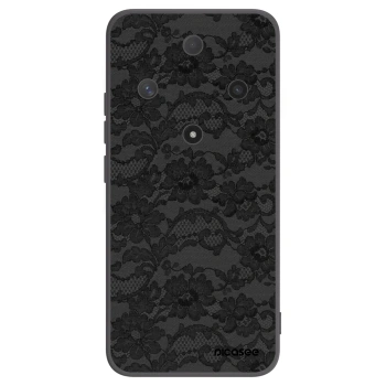 Picasee Μαύρη θήκη σιλικόνης για Honor Magic6 Lite 5G - Dark Elegance