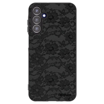 Picasee Μαύρη θήκη σιλικόνης για Samsung Galaxy A15 A155F 4G - Dark Elegance