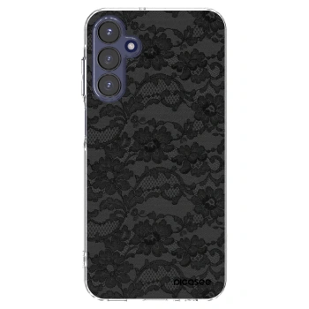 Picasee διαφανής θήκη σιλικόνης Samsung Galaxy A15 A155F 4G - Dark Elegance