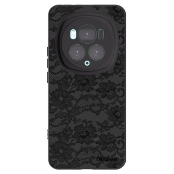 Picasee Μαύρη θήκη σιλικόνης για Honor Magic6 Pro - Dark Elegance