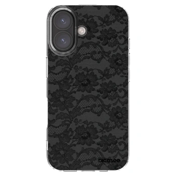 Picasee διαφανής θήκη σιλικόνης Apple iPhone 16 - Dark Elegance