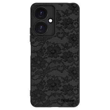 Picasee Μαύρη θήκη σιλικόνης για Xiaomi Redmi 13C 5G - Dark Elegance