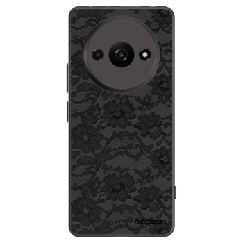 Picasee Μαύρη θήκη σιλικόνης για Xiaomi Redmi A3 - Dark Elegance