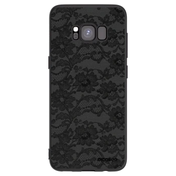 Picasee Μαύρη θήκη σιλικόνης για Samsung Galaxy S8 G950F - Dark Elegance