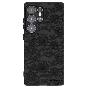 Picasee Μαύρη θήκη σιλικόνης για Samsung Galaxy S25 Ultra 5G - Dark Elegance