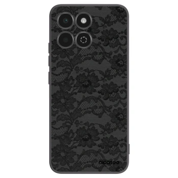 Picasee Μαύρη θήκη σιλικόνης για Honor 200 Smart 5G - Dark Elegance