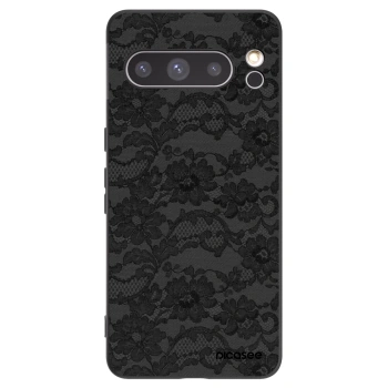 Picasee Μαύρη θήκη σιλικόνης για Google Pixel 8 Pro - Dark Elegance