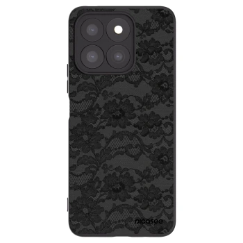 Picasee Μαύρη θήκη σιλικόνης για Honor X8c - Dark Elegance