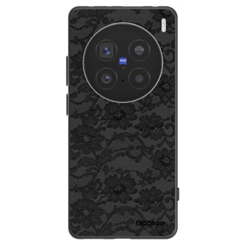 Picasee Μαύρη θήκη σιλικόνης για Vivo X200 Pro - Dark Elegance