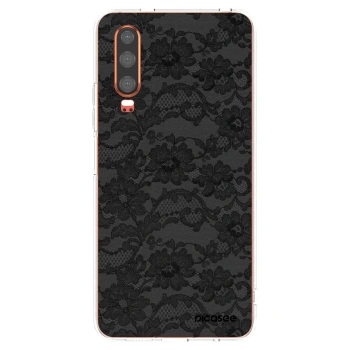 Picasee διαφανής θήκη σιλικόνης Huawei P30 - Dark Elegance