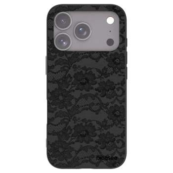 Picasee Μαύρη θήκη σιλικόνης για Apple iPhone 17 Pro - Dark Elegance