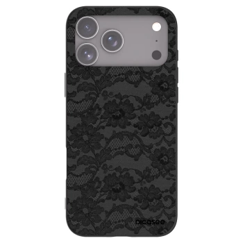 Picasee Μαύρη θήκη σιλικόνης για Apple iPhone 17 Pro Max - Dark Elegance
