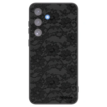 Picasee Μαύρη θήκη σιλικόνης για Samsung Galaxy S25 FE 5G - Dark Elegance