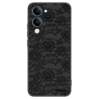 Picasee Μαύρη θήκη σιλικόνης για Vivo Y29s 5G - Dark Elegance