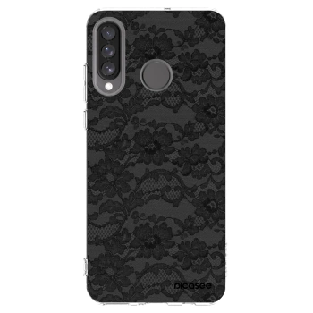 Picasee διαφανής θήκη σιλικόνης Huawei P30 Lite - Dark Elegance