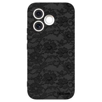 Picasee Μαύρη θήκη σιλικόνης για Honor 600 Lite - Dark Elegance