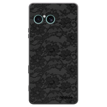 Picasee Μαύρη θήκη σιλικόνης για Sony Xperia 10 VII - Dark Elegance