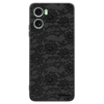 Picasee Μαύρη θήκη σιλικόνης για Motorola Moto G06 - Dark Elegance