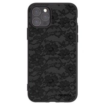 Picasee Μαύρη θήκη σιλικόνης για Apple iPhone 11 Pro - Dark Elegance