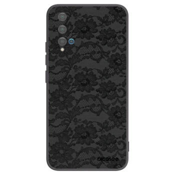 Picasee Μαύρη θήκη σιλικόνης για Huawei Nova 5T - Dark Elegance