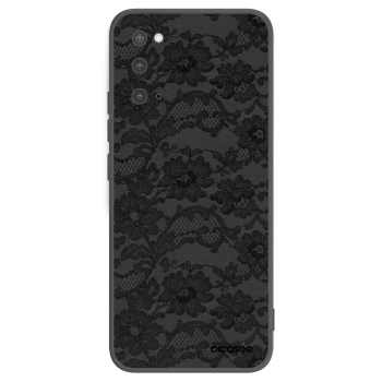 Picasee Μαύρη θήκη σιλικόνης για Samsung Galaxy S20 G980F - Dark Elegance