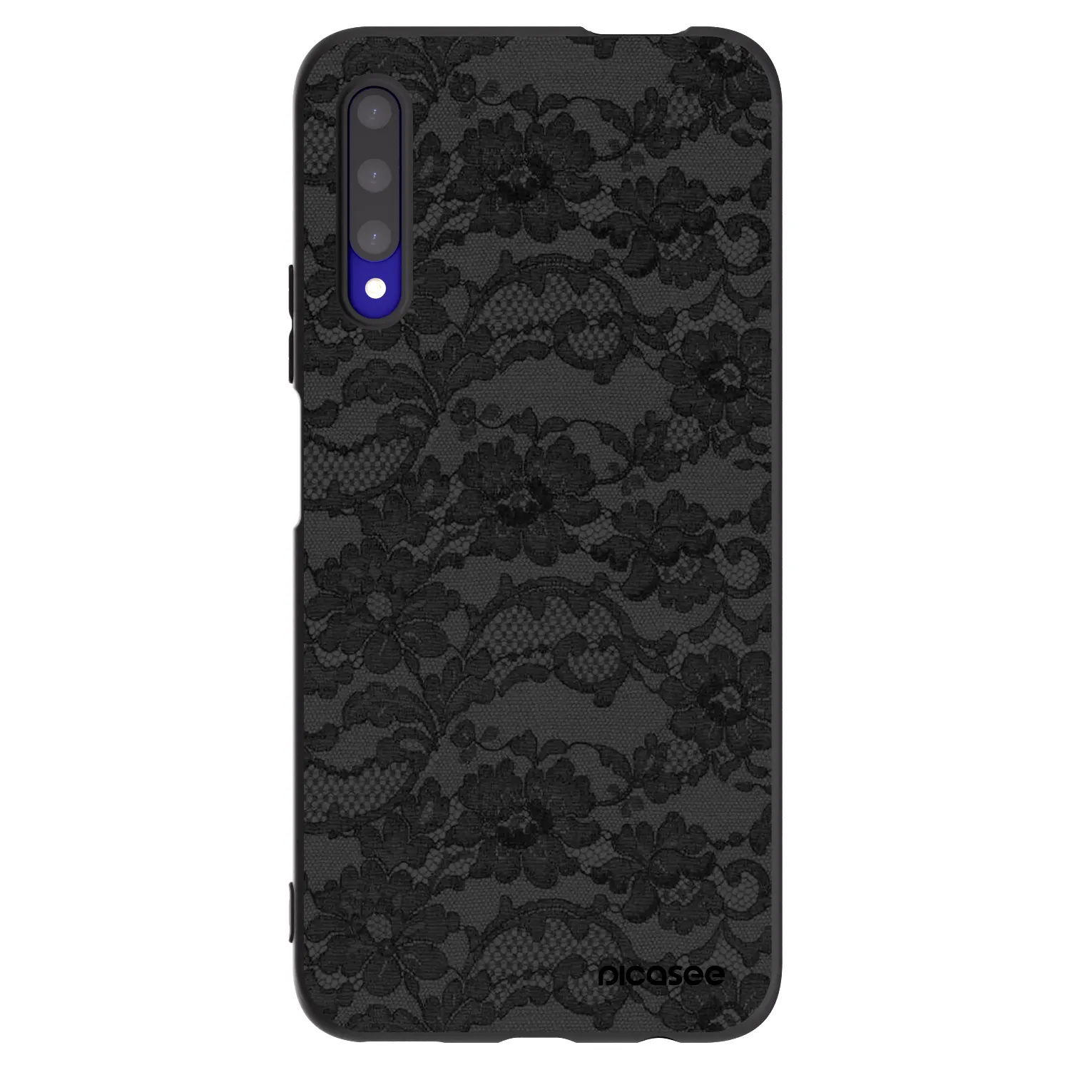 Picasee Μαύρη θήκη σιλικόνης για Honor 9X Pro - Dark Elegance