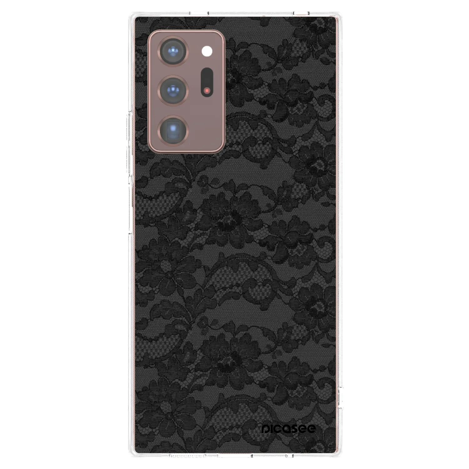 Picasee διαφανής θήκη σιλικόνης Samsung Galaxy Note 20 Ultra - Dark Elegance