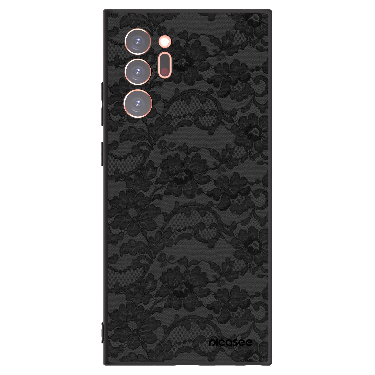 Picasee Μαύρη θήκη σιλικόνης για Samsung Galaxy Note 20 Ultra - Dark Elegance