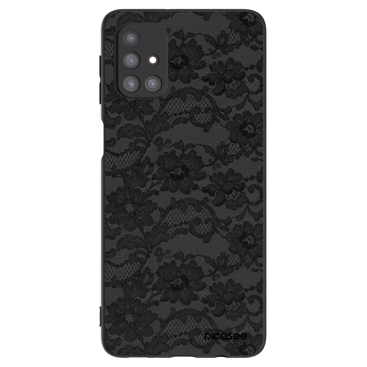 Picasee Μαύρη θήκη σιλικόνης για Samsung Galaxy M31s - Dark Elegance