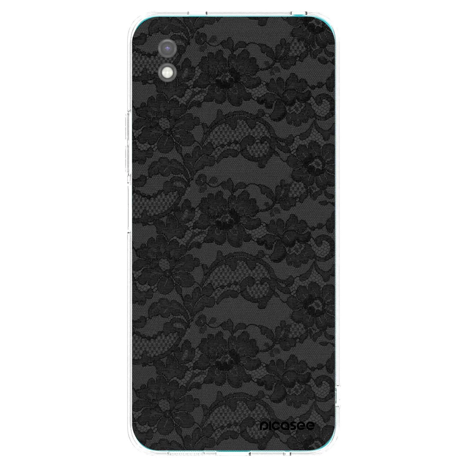 Picasee Μαύρη θήκη σιλικόνης για Xiaomi Redmi 9A - Dark Elegance