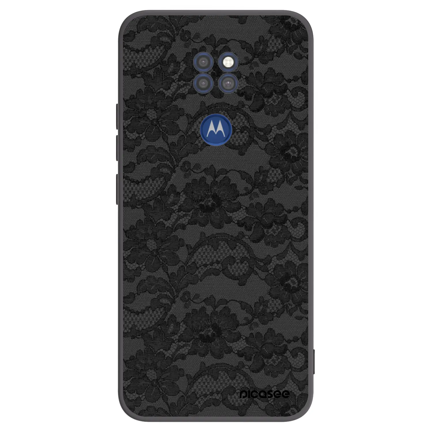 Picasee Μαύρη θήκη σιλικόνης για Motorola Moto G9 Play - Dark Elegance
